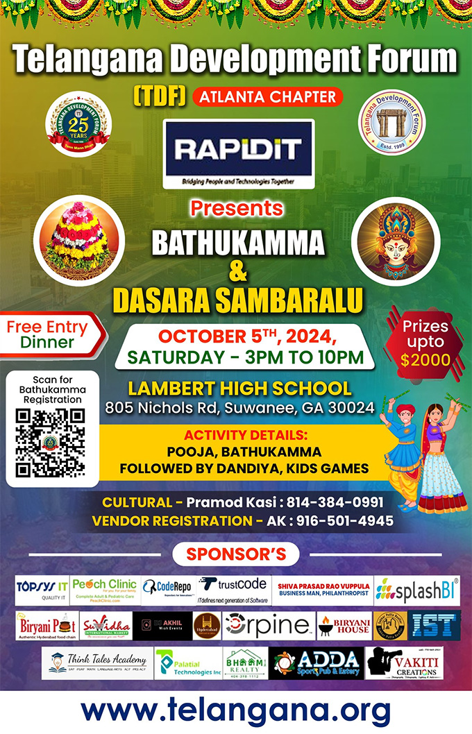 TDF - Bathukamma & Dasara Sambaralu