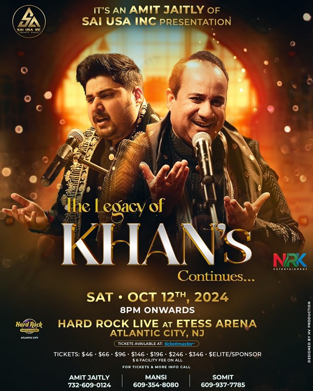 The Legacy of Khans - Rahat Fateh Ali Khan Live In New Jersey