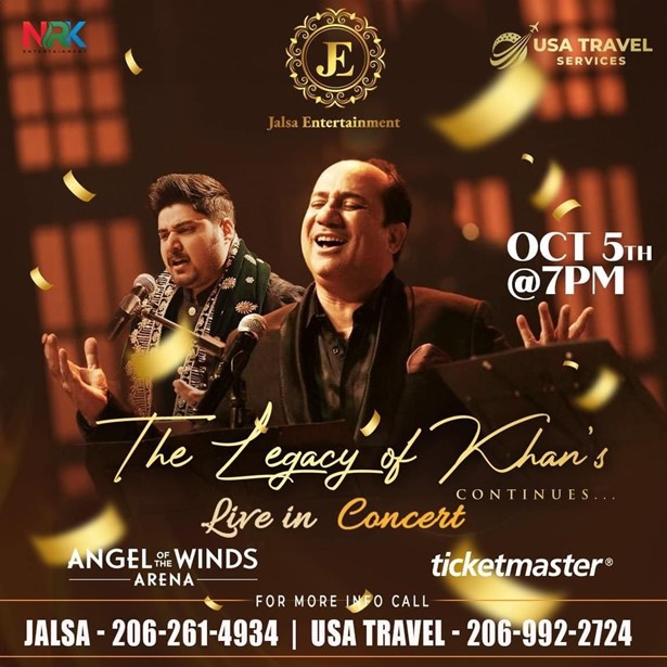 The Legacy of Khans - Rahat Fateh Ali Khan Live In Seattle