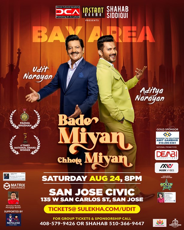 Udit Narayan & Aditya Narayan Live In Bay Area