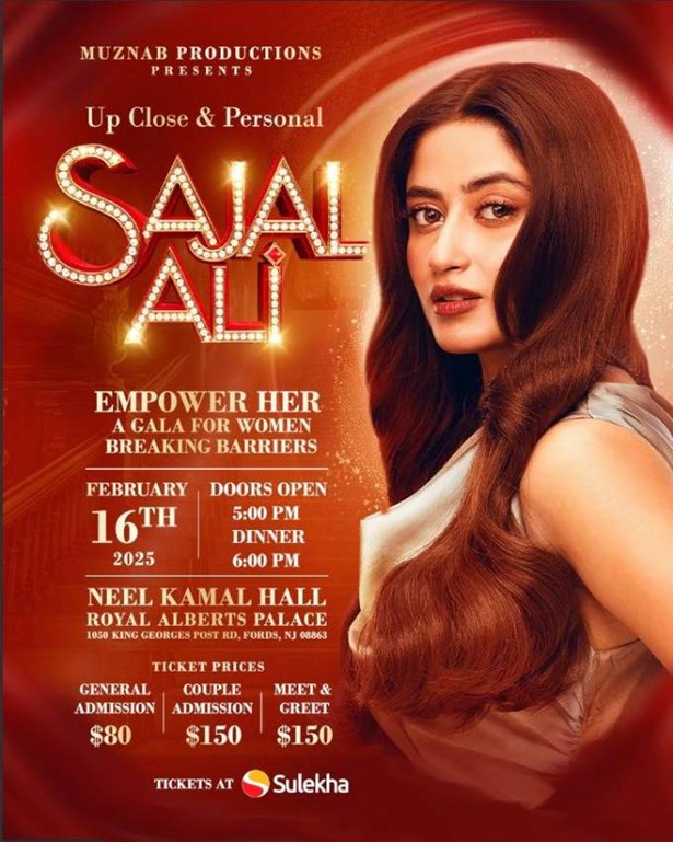 Up close & personel Sajal Ali in New Jersey