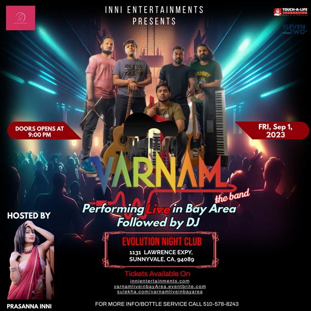 Varnam Live in Bay Area