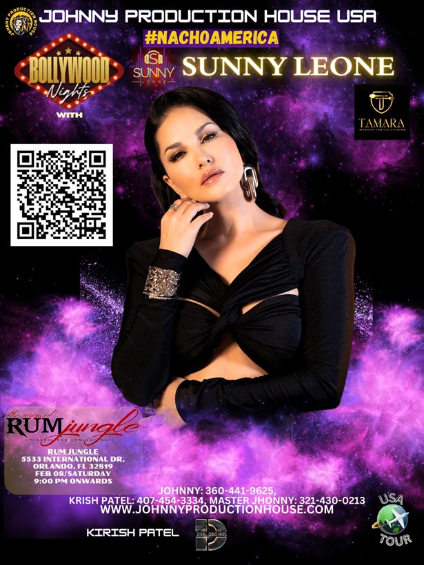 #nachoamerica USA tour of DJ Sunny Leone