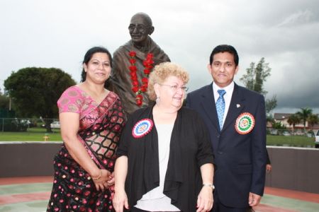 Gandhi Statue in Florida