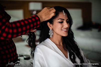 Indian Bride Hair do by Tania Tagle Makeup & Hair