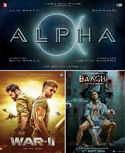 Most Awaited Bollywood Films of 2025: Alpha, Baaghi 4, War 2, and More