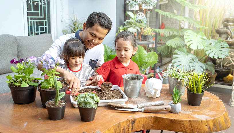 Connect your child to nature.