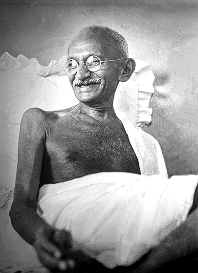 Mahatma Gandhi Smiling