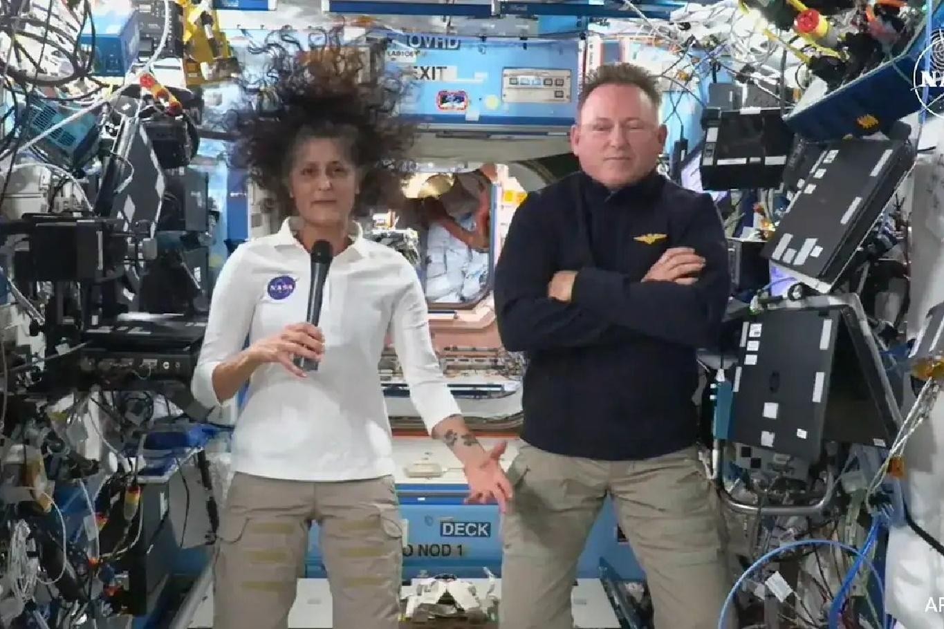 Astronauts Butch Wilmore and Sunita Williams