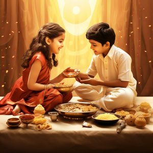 illustration of bhai dooj image