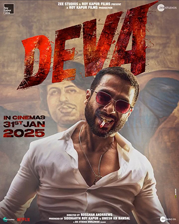 Shahid Kapoor’s Deva: Poster Revealed, Release Date Confirmed